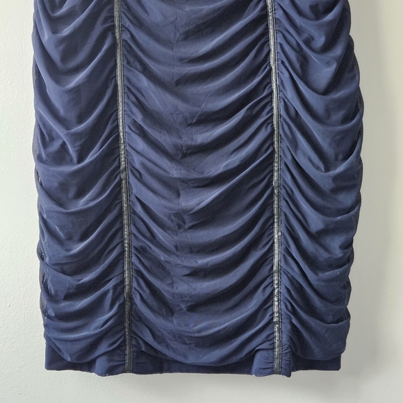 NEW Lane Bryant Navy Ruched Sheath Dress - Plus Size 20 - NWT - Hidden Zip! - Picture 5 of 11